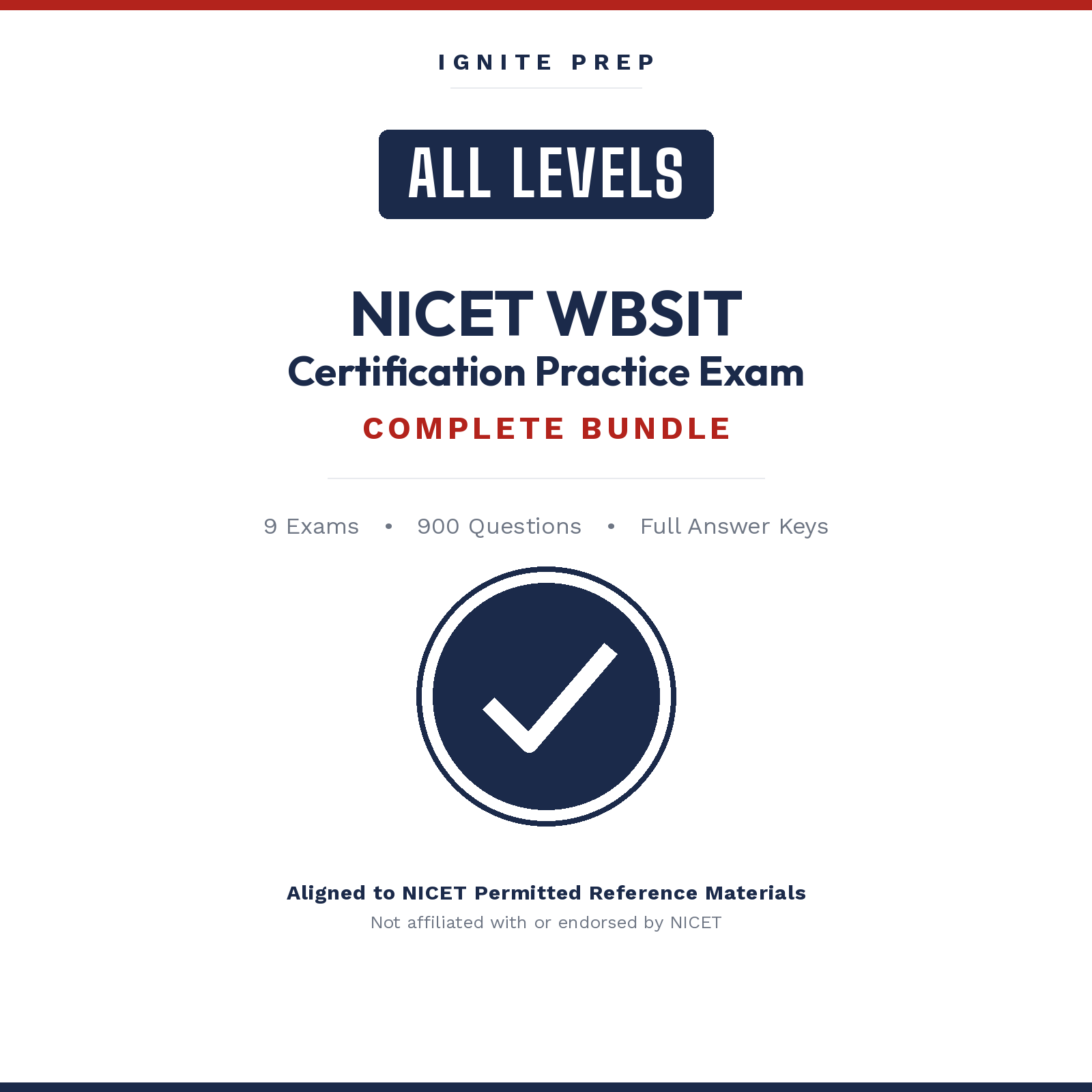 NICET Water-Based Systems Inspection & Testing — Complete Practice Exam Collection (All 3 Levels, 9 Exams, 900 Questions)