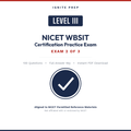 NICET Level III Water-Based Systems Inspection & Testing Practice Exam 2 (100 Questions + Answer Key)